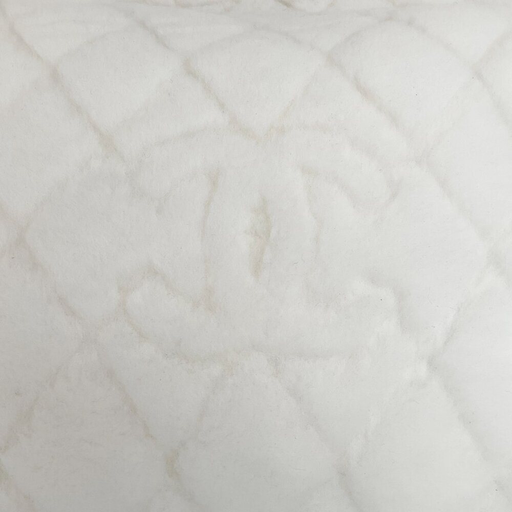 Chanel 2034 White Shearling Backpack - Picture 6 of 8
